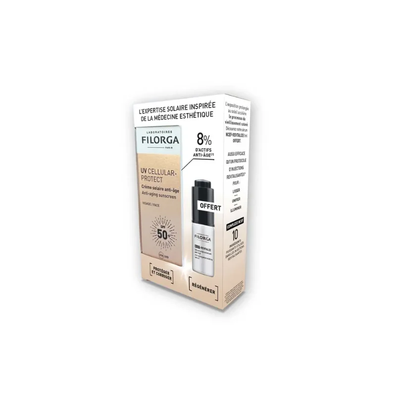 Filorga UV Cellular-Protect Crème solaire anti-âge 40ml + sérum 5ml OFFERT