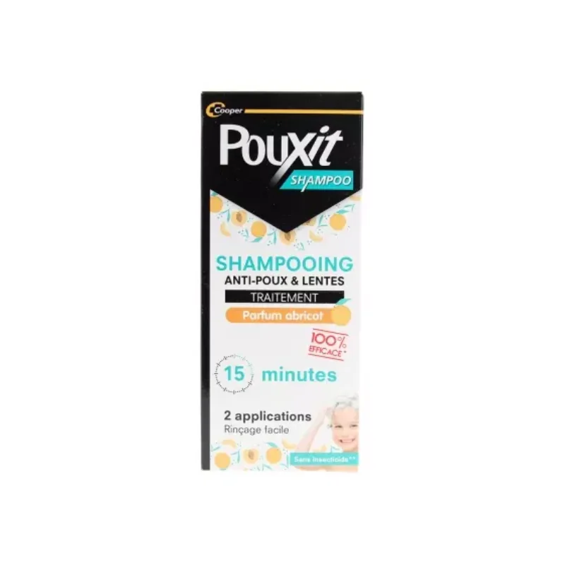 Pouxit Shampoing Anti-Poux & Lentes Abricot 200 ml