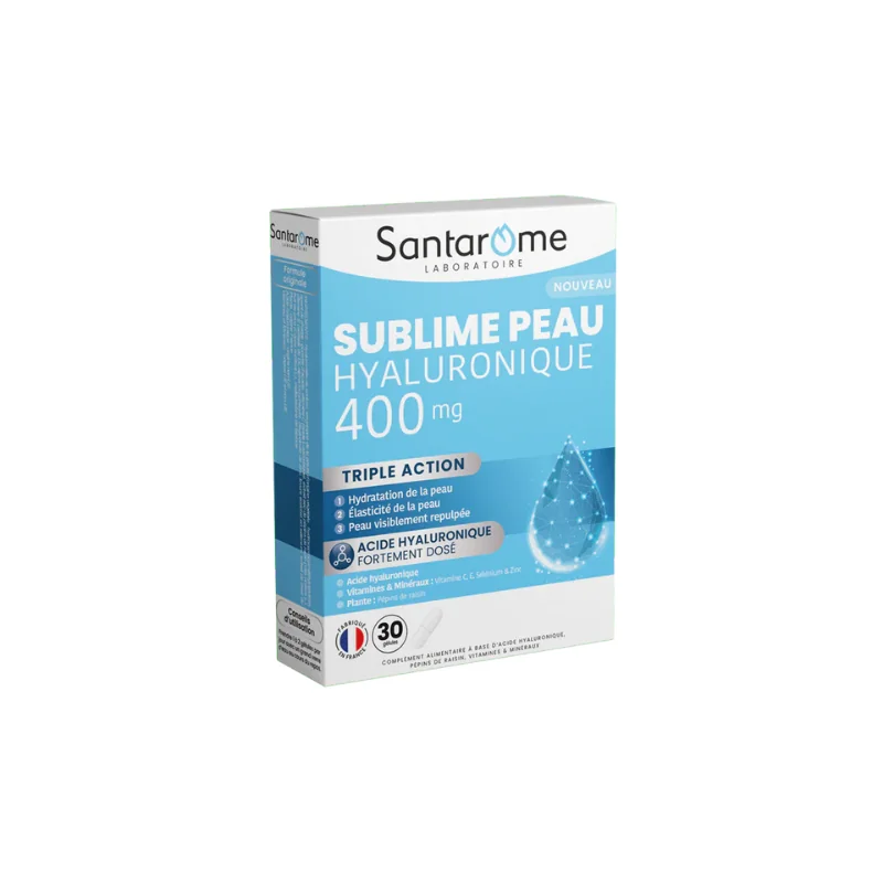 SantaromeSublime Peau Acide Hyaluronique 400 mg - 30 gélules