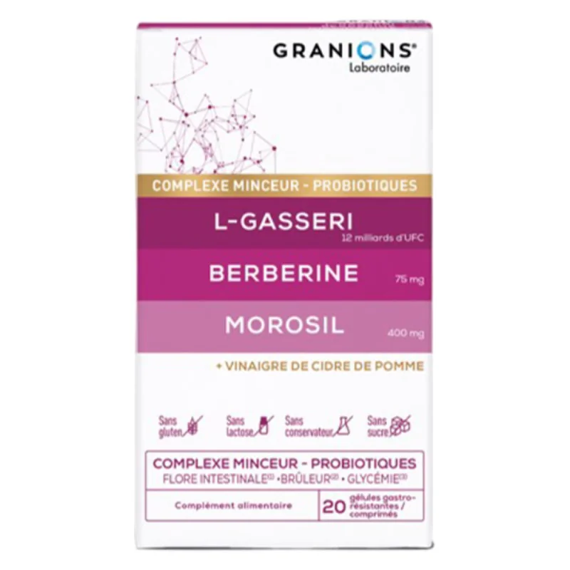 Granions Complexe Minceur probiotiques 20 gélules