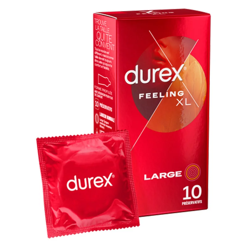 Durex Feeling XL 10 préservatifs