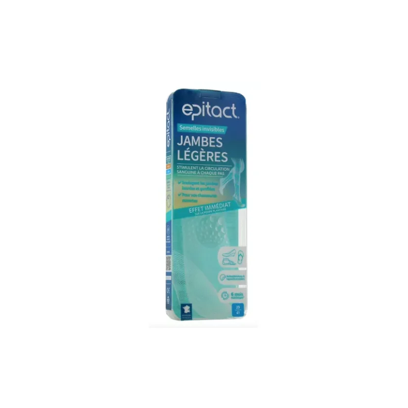 EPITACT Semelles Invisibles Jambes Légères 39/41