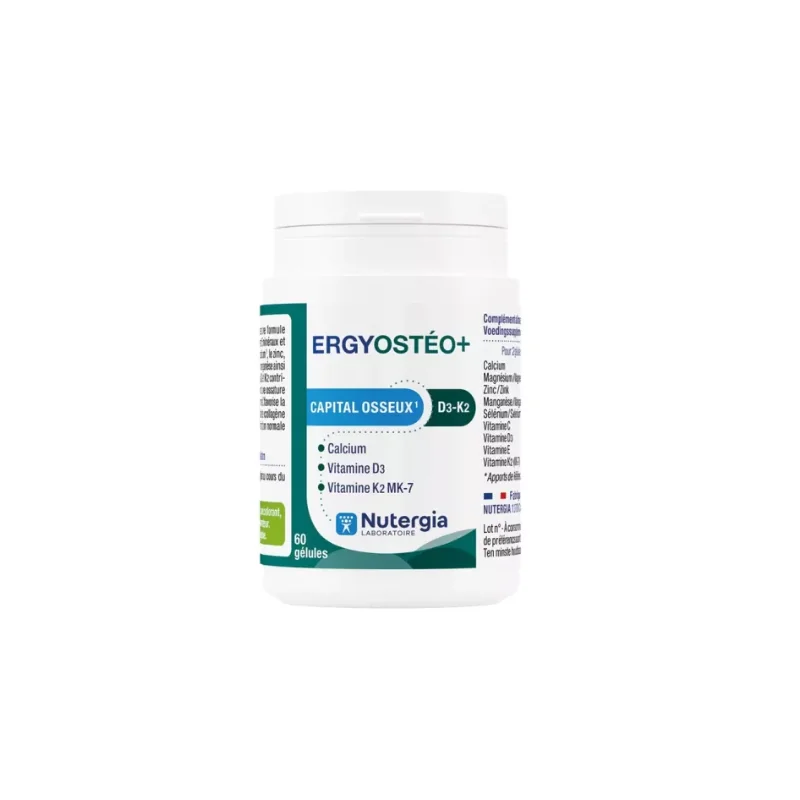 Nutergia ErgyOstéo+ Capital osseux - 60 gélules