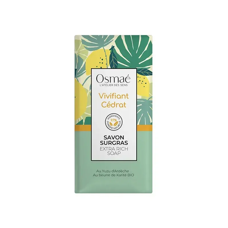 Osmaé Savon vivifiant cédrat pain 100g