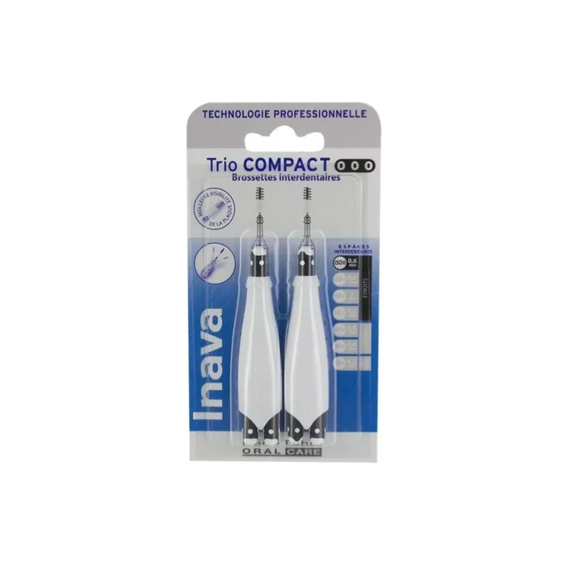 Inava TrioCompact Brossettes interdentaires (ISO 0/0/0) - 6 brossettes
