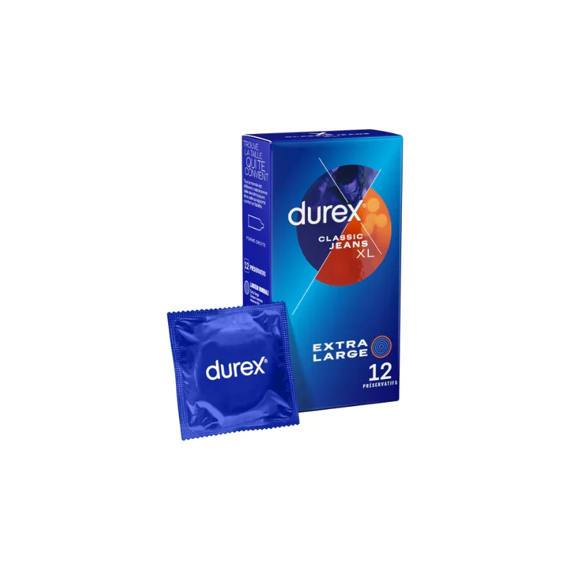 Durex Préservatifs Classic Jeans XL x12 Durex