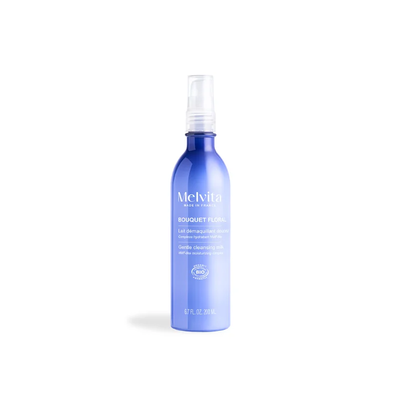 Melvita Bouquet Floral Lait Démaquillant Douceur Bio 200ml