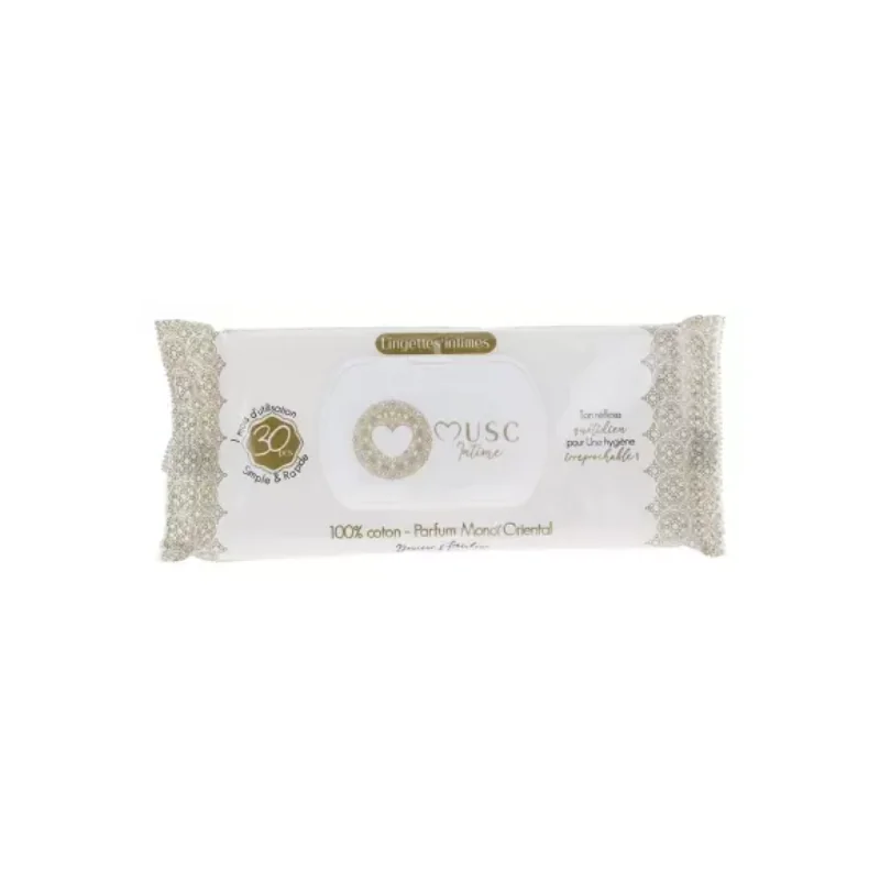 Musc Intime Lingettes Intimes Monoï Oriental 30 lingettes