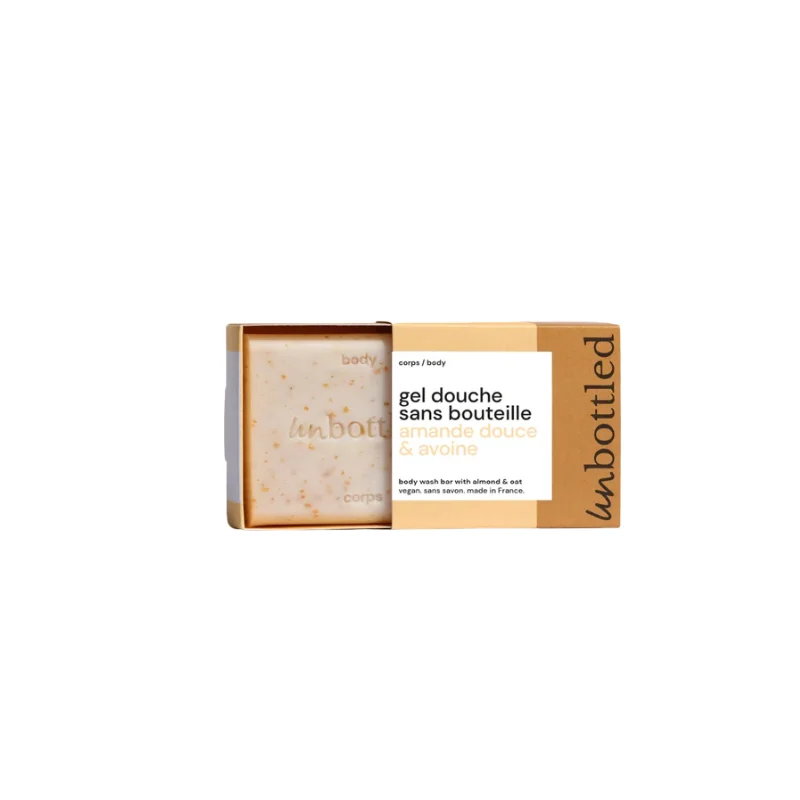 Unbottled Gel Douche Sans Bouteille - Avoine & Amande Douce 110g