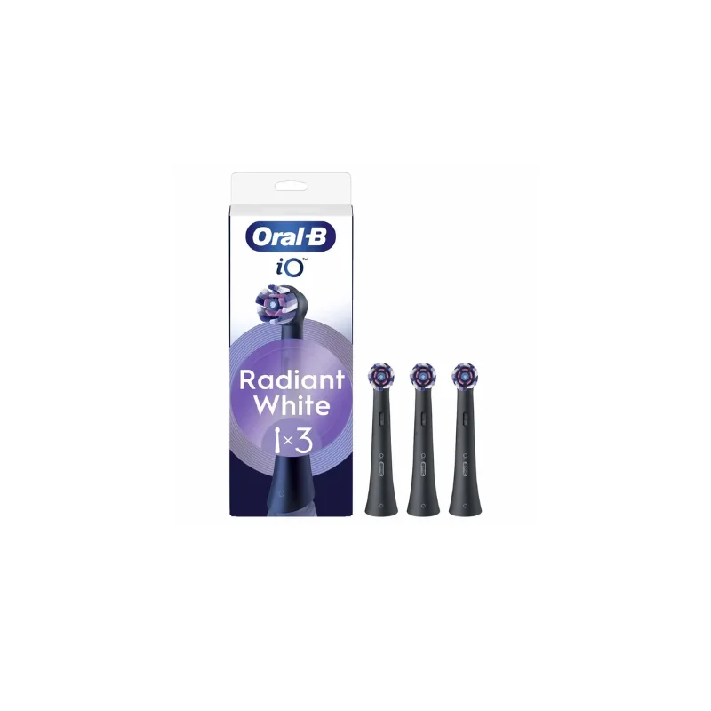 Oral-B Brossettes pour Brosse à dents électrique Noires Radiant White x3