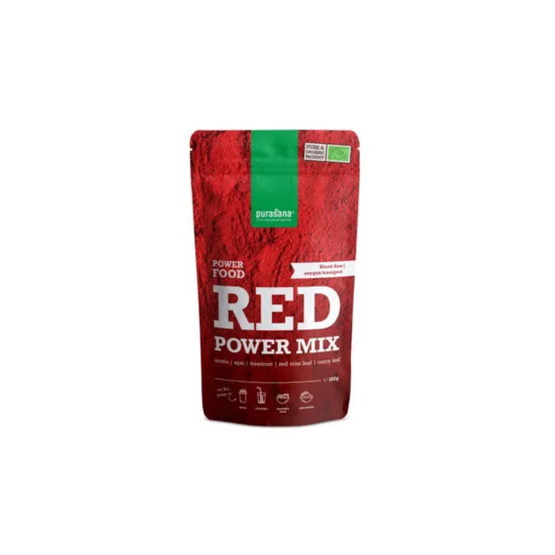 Purasana Vegan Red Power Mix BIO 100 g