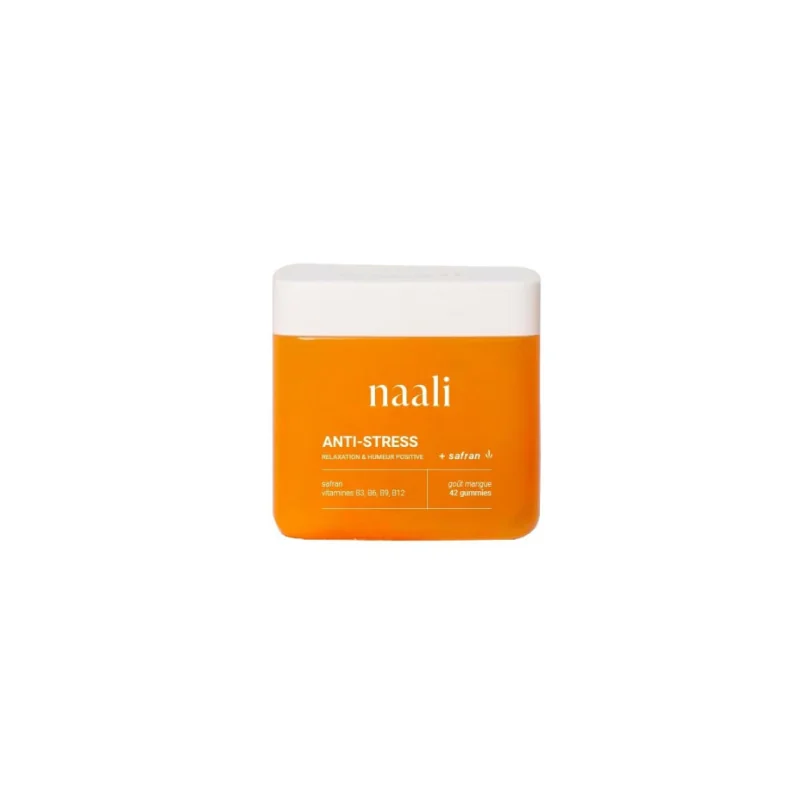 Naali safran sans sucre anti-stress goût mangue 42 gommes