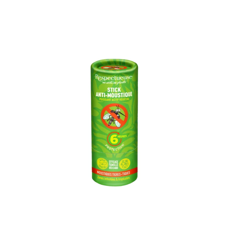 Respectueuse Stick anti-moustique 40g