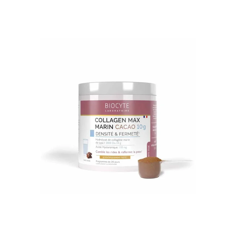 Biocyte Anti-âge Collagen Max Marin Goût Cacao 260g