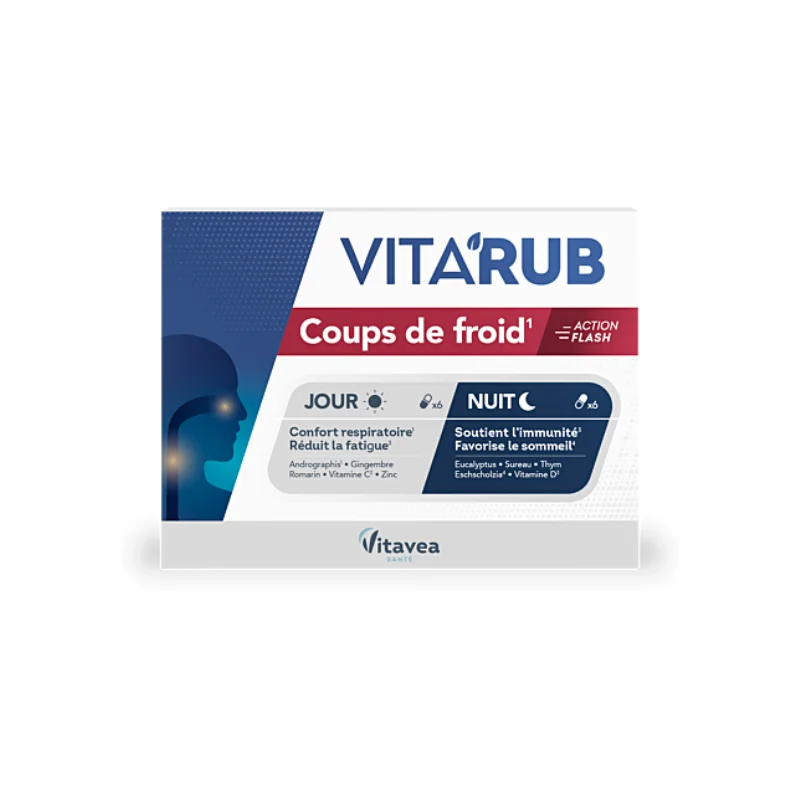 Vitavéa Vita'Rub Coups de Froid 12 Gélules