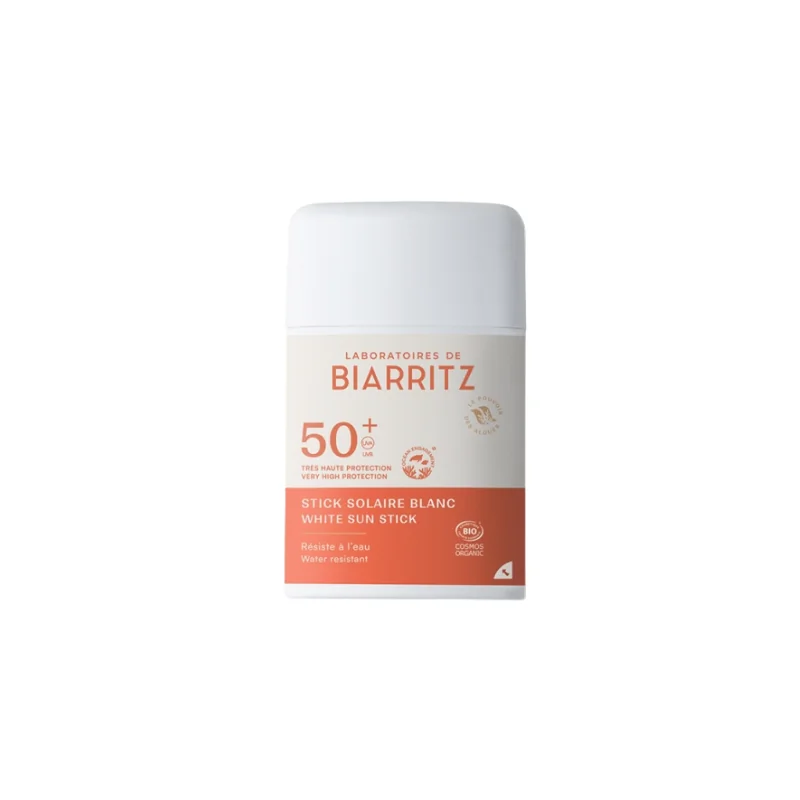 Laboratoire de Biarritz Stick solaire coloré blanc  SPF50+ 12g