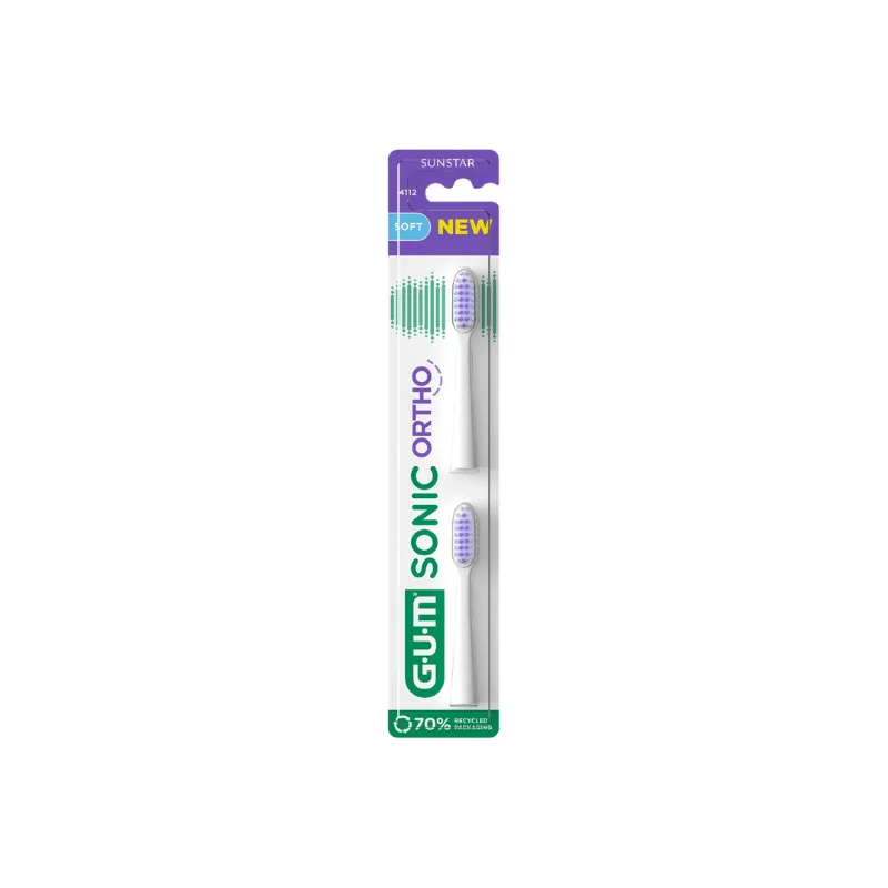 Gum 2 Recharges Brosse à dents Soft