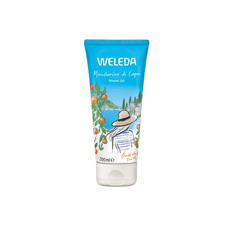 Weleda Aroma Shower Gel Douche Mandarino Di Capri Edition Limitée 200ml
