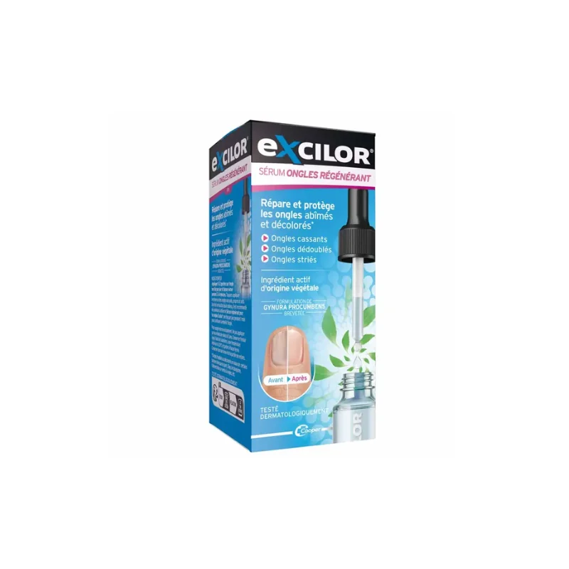 Excilor Sérum Régénérant Répare & Protège Les Ongles Abîmés 10ml