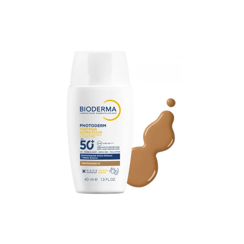 Bioderma Photoderm xdefense ultra-fluide SPF50+ TEINTE 04  40ml