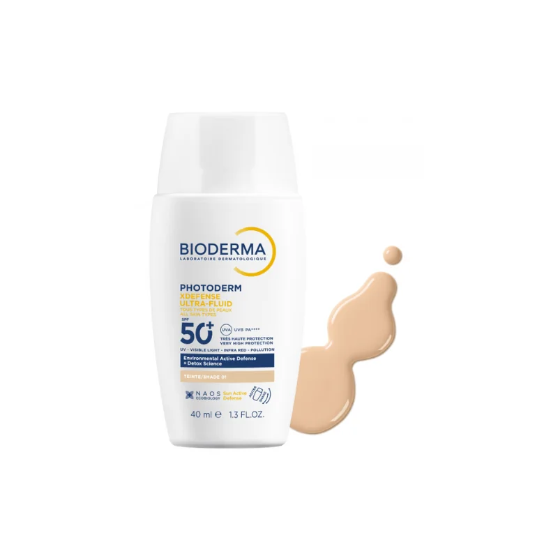 Bioderma Photoderm xdefense ultra-fluide SPF50+ TEINTE 01 40ml