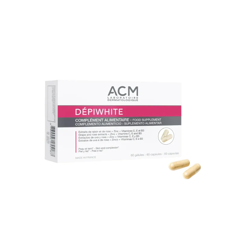 ACM Dépiwhite Complément Alimentaire 60 gélules