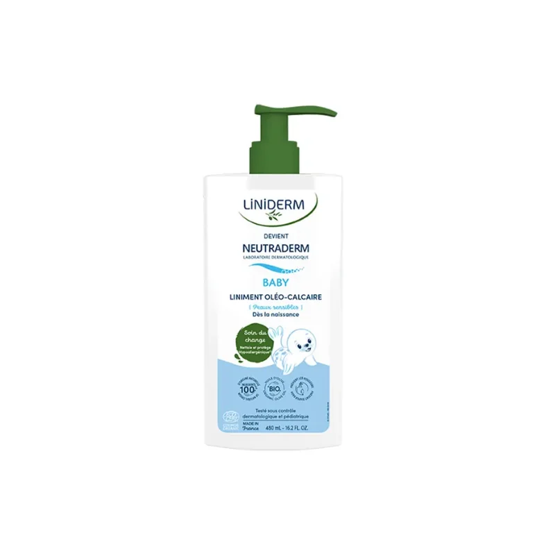 Neutraderm Baby Liniment Oleo-calcaire Bio 480ml