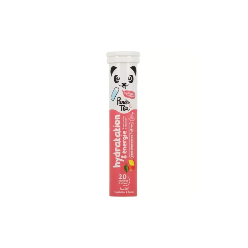 PANDA TEA Pastilles Hydratation 20 pastilles Pamplemousse - Citron