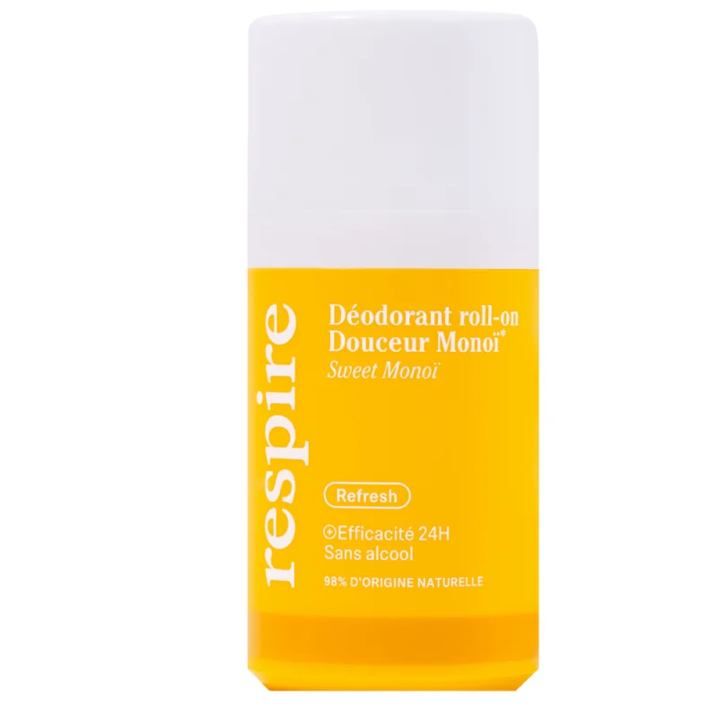 Respire Déodorant Roll-on Douceur Monoï 50g