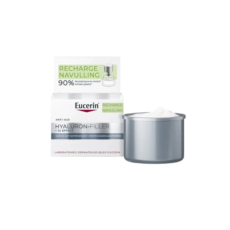 Eucerin HYALURON-FILLER + 3x EFFECT Recharge Soin de Nuit Raffermissant 50ml