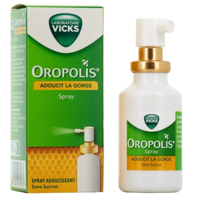Vicks Oropolis Spray Adoucissant pour la Gorge 20ml
