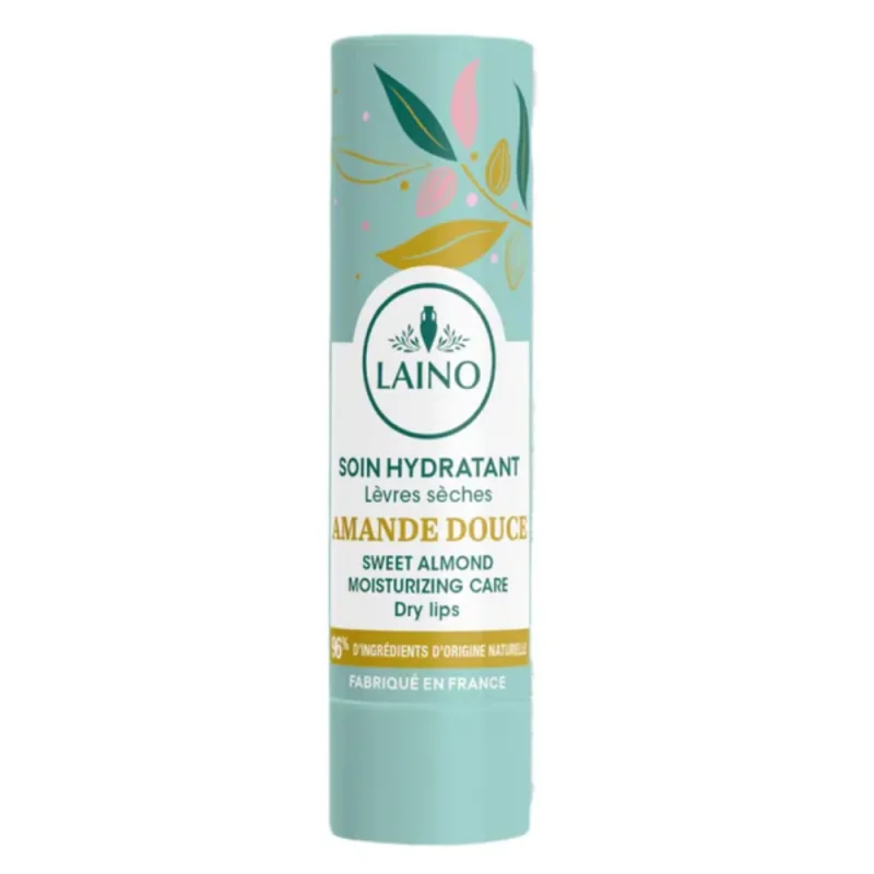 Laino Soin Hydratant Amande Douce - Lèvres Sèches, 4g