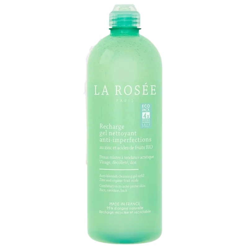 La Rosée Recharge Gel Nettoyant Anti-Imperfections - 400ml