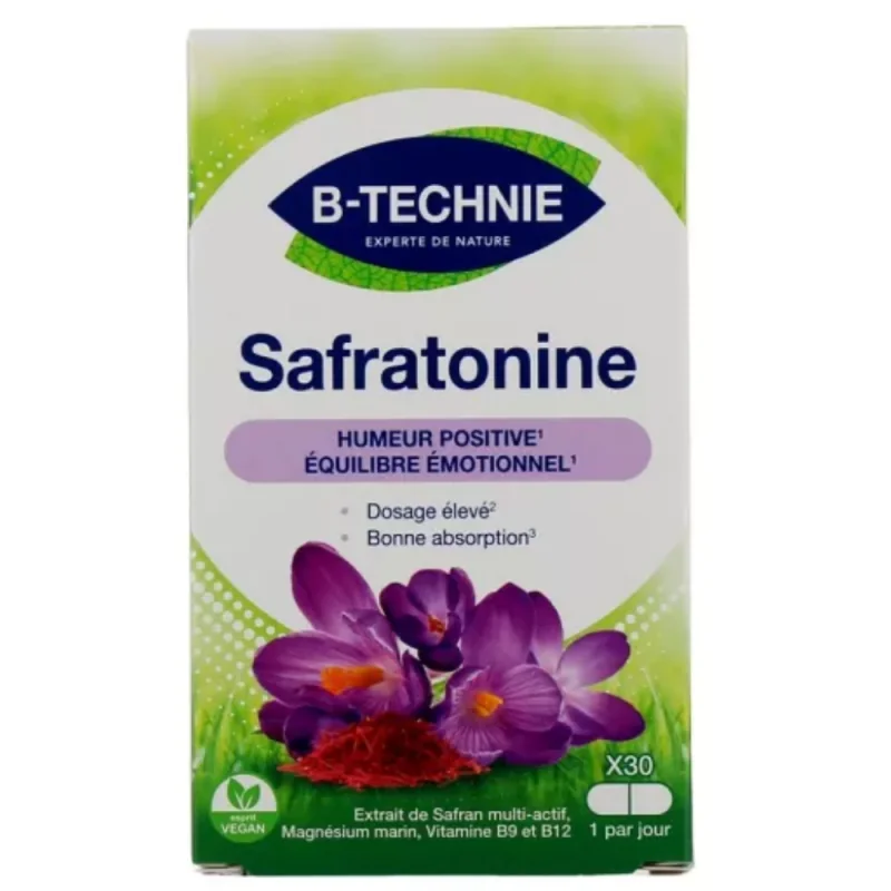 Biotechnie B-Technie Safratonine - 30 gélules