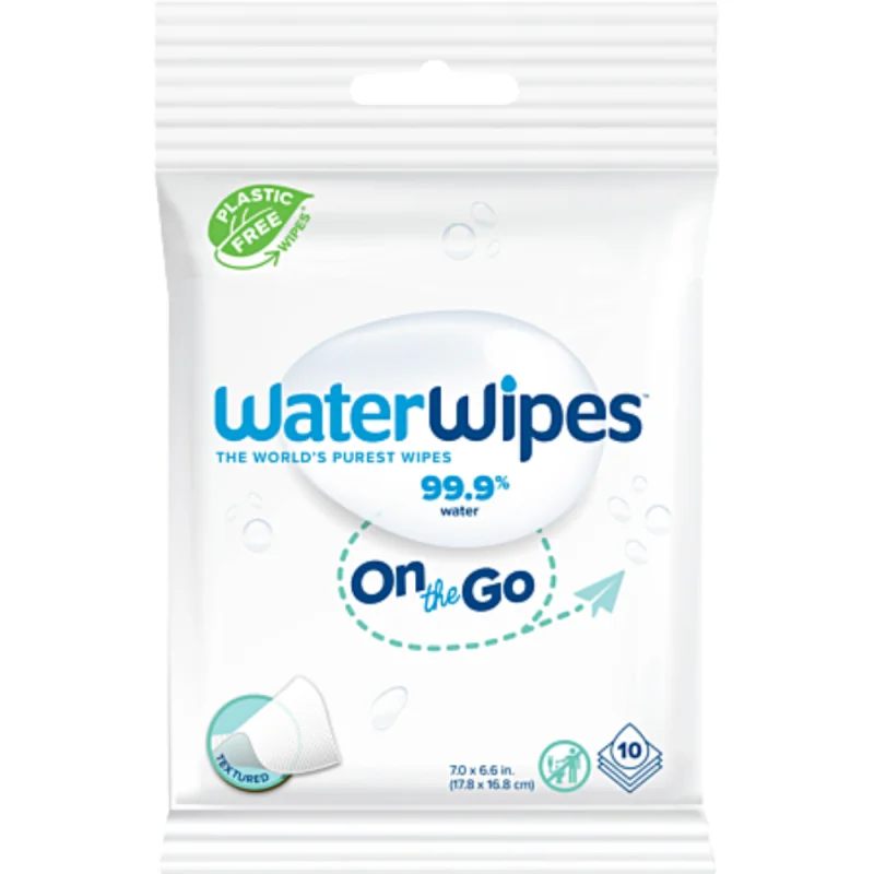 Waterwipes Lingettes On The Go 10 lingettes