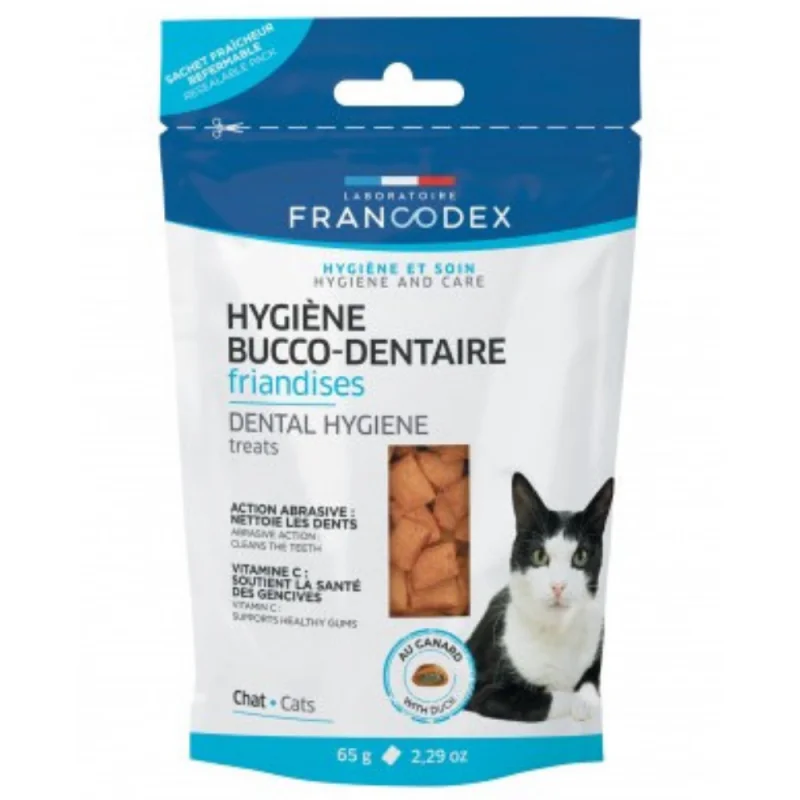 Francodex Friandises Hygiène Bucco-dentaire Chats 65g