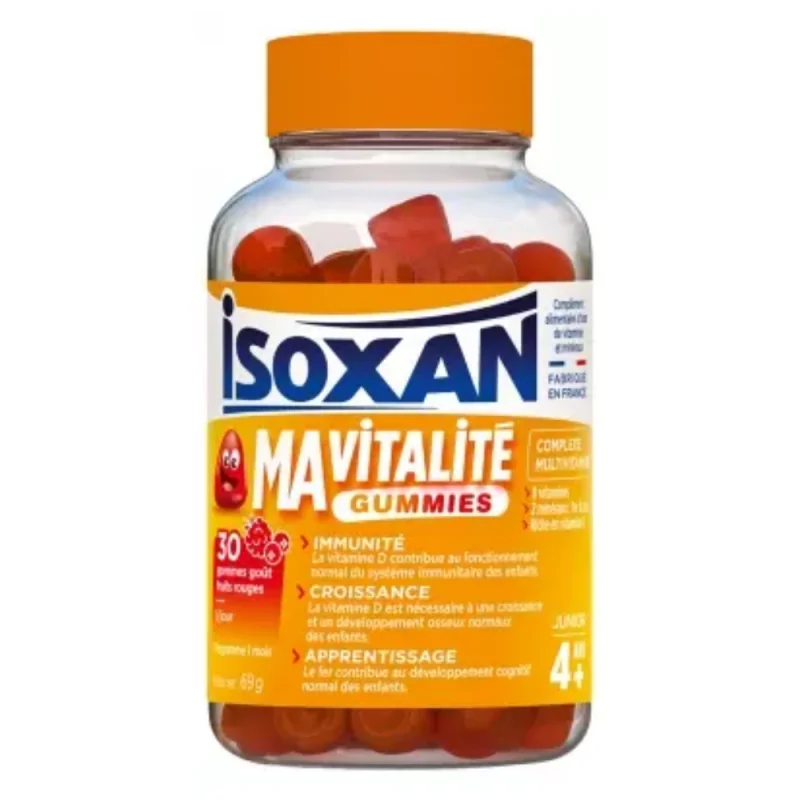Isoxan Ma Vitalité Junior 4 Ans+ 30 Gummies