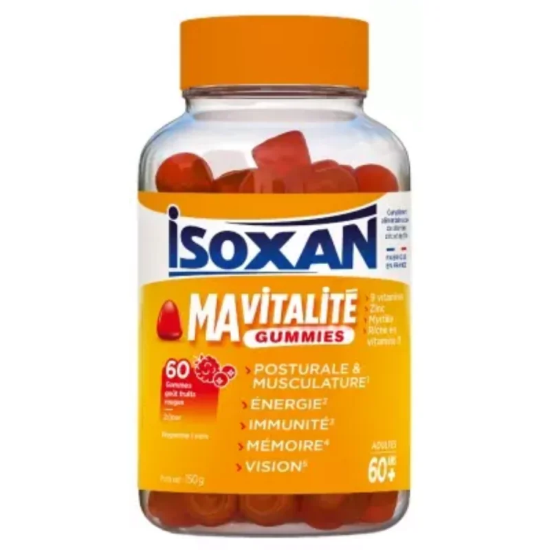 Isoxan Ma Vitalité Adulte 60 Ans+ 60 Gummies