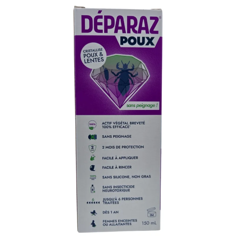 Deparaz Poux Shampoing Préventif 150 ml