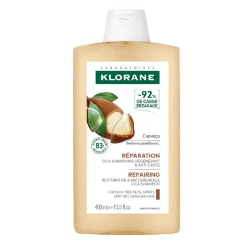 Klorane Shampoing Réparation Cupuaçu 400 ml