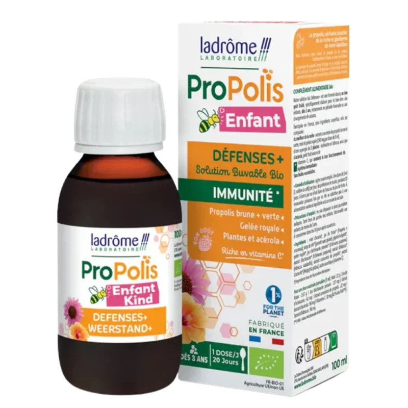Ladrôme Propolis Sirop Défenses+ Immunité Pour Enfants 100ml