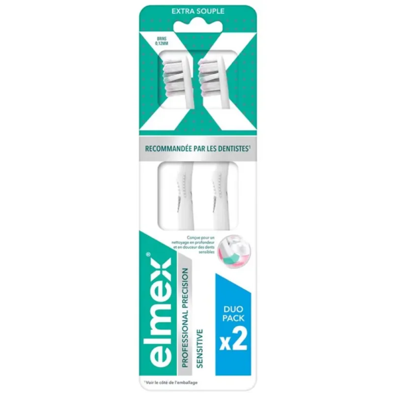 Elmex Professional Precision Sensitive Brosse A Dents Extra Souple x2
