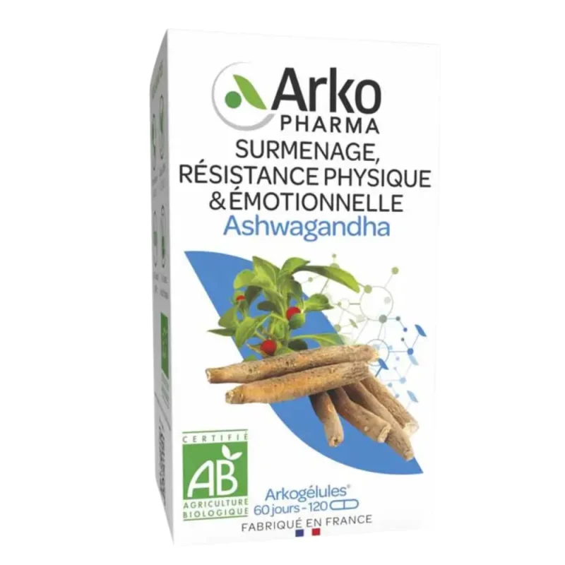 Arkopharma Arkogélules Ashwagandha 120 gélules