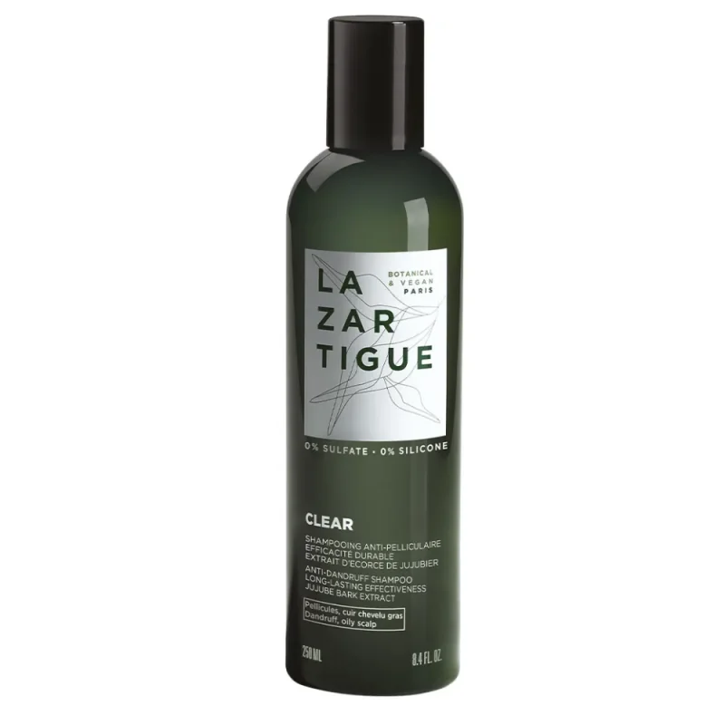 Lazartigue Clear Shampooing Anti-Pelliculaire Cuir Chevelu Gras 250ml