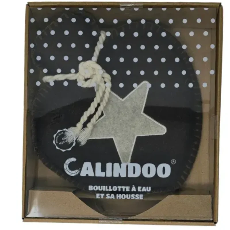 Calindoo Bouillotte à Eau + Housse Style Feutre