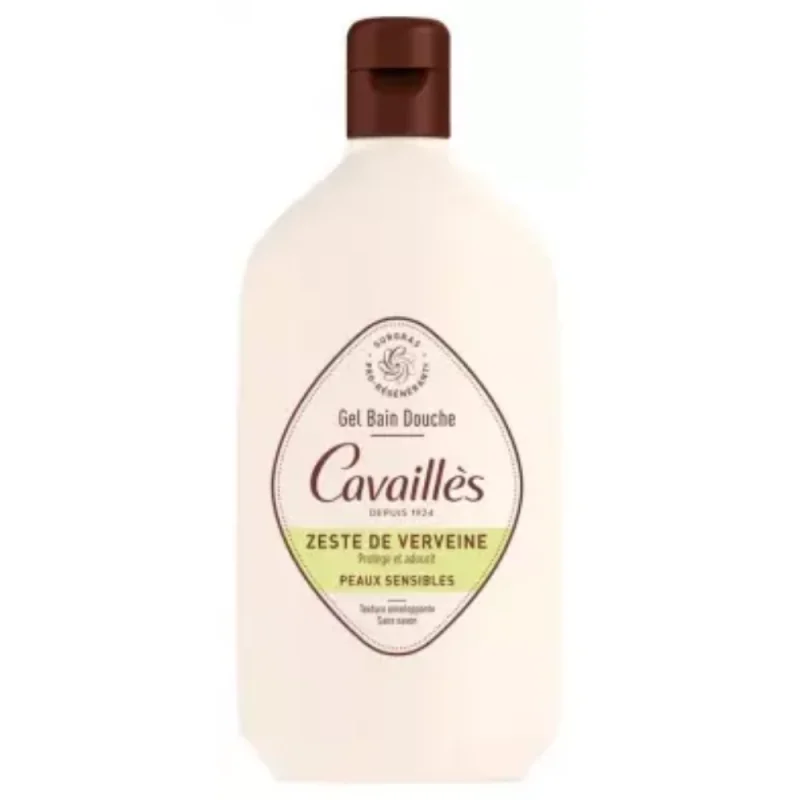Cavaillès Gel Bain Douche Peaux Sensibles Zeste de Verveine 400 ml