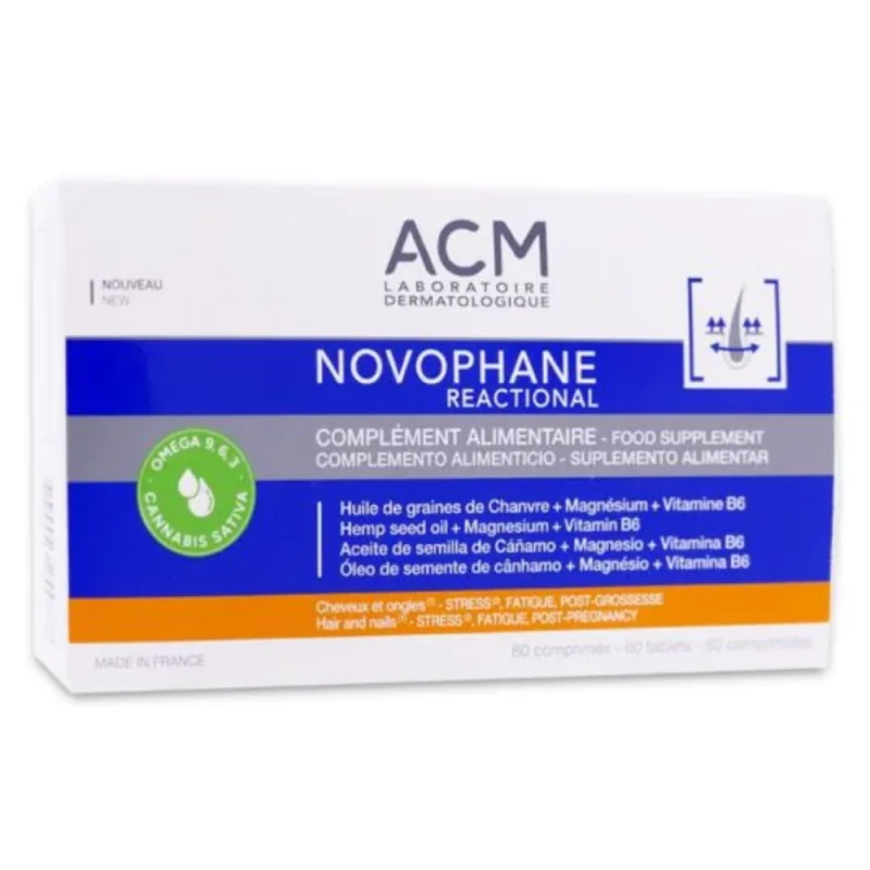 Novophane reactional ACM - boite de 60 comprimés