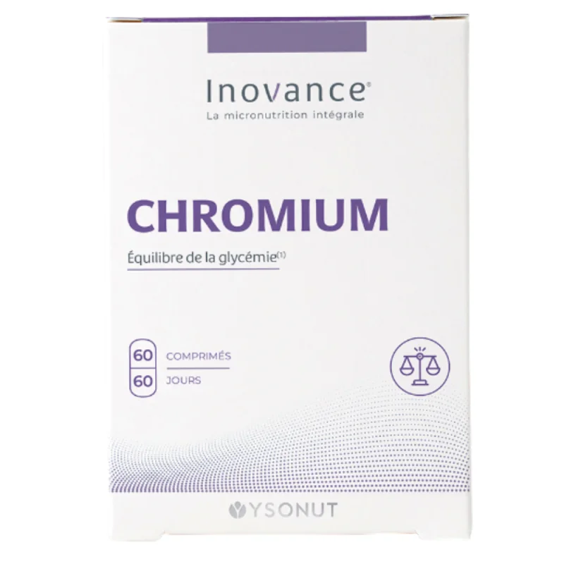 Inovance CHROMIUM Équilibre de la glycémie 60 comprimés