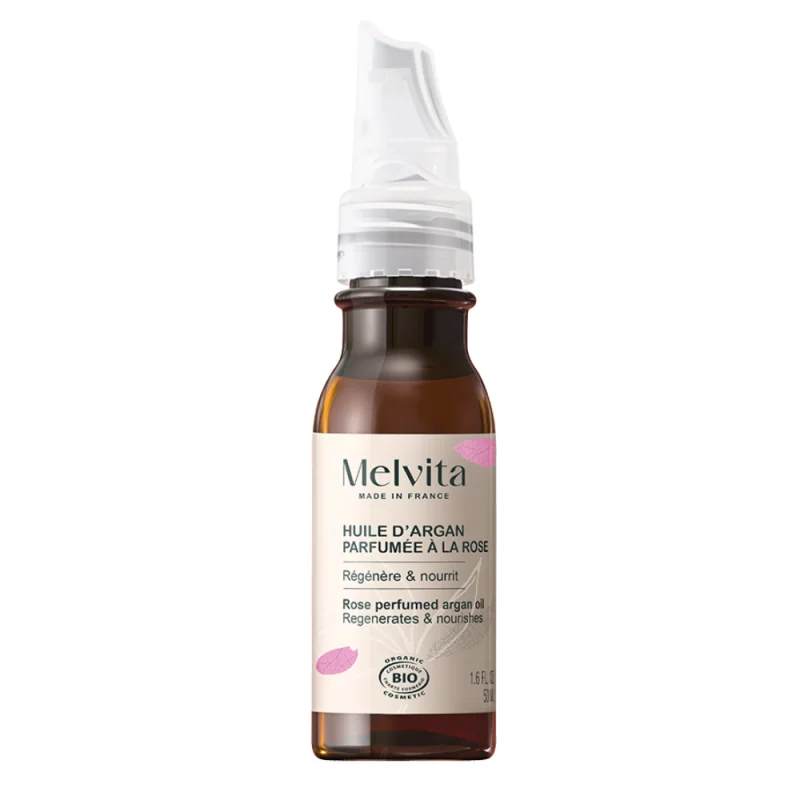 Melvita Huile d'Argan Parfumée à la Rose 50ml