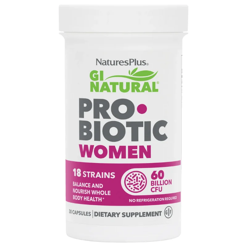 Natures Plus Gi Natural Probiotic Women 30 Capsules